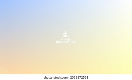 Abstract gradient pastel rainbow color,melon,deep champagne,very pale yellow,tea green,waterspout,baby blue eyes,vodka,brilliant lavender.Sky background, vector illustration.