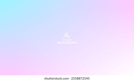 Abstract gradient pastel rainbow color,melon,deep champagne,very pale yellow,tea green,waterspout,baby blue eyes,vodka,brilliant lavender.Sky background, vector illustration.