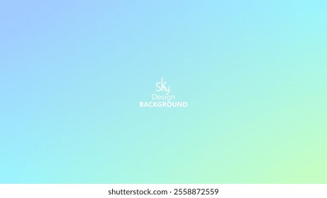 Abstract gradient pastel rainbow color,melon,deep champagne,very pale yellow,tea green,waterspout,baby blue eyes,vodka,brilliant lavender.Sky background, vector illustration.