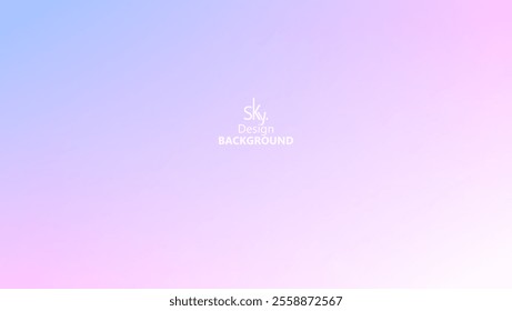 Abstract gradient pastel rainbow color,melon,deep champagne,very pale yellow,tea green,waterspout,baby blue eyes,vodka,brilliant lavender.Sky background, vector illustration.