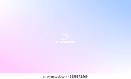 Abstract gradient pastel rainbow color,melon,deep champagne,very pale yellow,tea green,waterspout,baby blue eyes,vodka,brilliant lavender.Sky background, vector illustration.