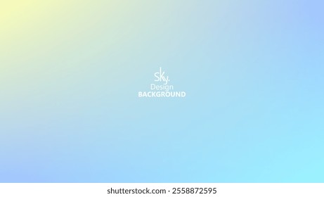 Abstract gradient pastel rainbow color,melon,deep champagne,very pale yellow,tea green,waterspout,baby blue eyes,vodka,brilliant lavender.Sky background, vector illustration.