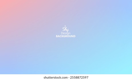 Abstract gradient pastel rainbow color,melon,deep champagne,very pale yellow,tea green,waterspout,baby blue eyes,vodka,brilliant lavender.Sky background, vector illustration.