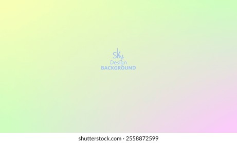 Abstract gradient pastel rainbow color,melon,deep champagne,very pale yellow,tea green,waterspout,baby blue eyes,vodka,brilliant lavender.Sky background, vector illustration.