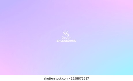 Abstract gradient pastel rainbow color,melon,deep champagne,very pale yellow,tea green,waterspout,baby blue eyes,vodka,brilliant lavender.Sky background, vector illustration.