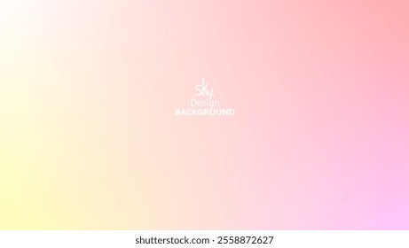 Abstract gradient pastel rainbow color,melon,deep champagne,very pale yellow,tea green,waterspout,baby blue eyes,vodka,brilliant lavender.Sky background, vector illustration.