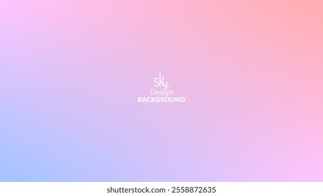 Abstract gradient pastel rainbow color,melon,deep champagne,very pale yellow,tea green,waterspout,baby blue eyes,vodka,brilliant lavender.Sky background, vector illustration.