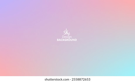 Abstract gradient pastel rainbow color,melon,deep champagne,very pale yellow,tea green,waterspout,baby blue eyes,vodka,brilliant lavender.Sky background, vector illustration.