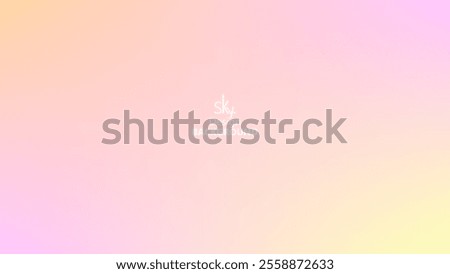 Abstract gradient pastel rainbow color,melon,deep champagne,very pale yellow,tea green,waterspout,baby blue eyes,vodka,brilliant lavender.Sky background, vector illustration.