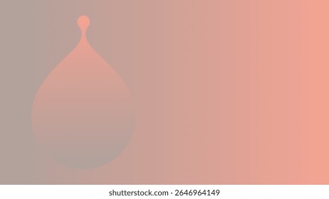 Abstract gradient pastel shape orange desktop wallpaper vector. Gradient Patel shape orange background. Abstract shape orange pastel gradient desktop wallpaper background vector