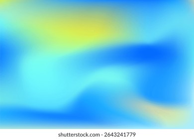 Abstract Gradient Pattern in Bright Yellow and Blue Tones. simple background