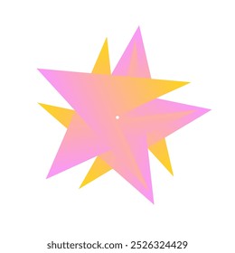abstract gradient pattern vector eps, circular floral design