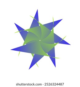 abstract gradient pattern vector eps, circular floral design