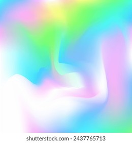 Abstract Gradient. Pearlescent Texture. Fantasy Card. Tie Dye Pop Background. Hologram Background. Metal Flyer. Retro Image. Neon Gasoline Brochure. Green Abstract Gradient