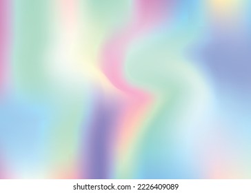 Abstract Gradient. Pearlescent Texture. Pop Geometry Illustration. Hologram Texture. Shiny Glitter. Unicorn Cover. Blue Blur Background. Fashion Mesh. Purple Abstract Gradient