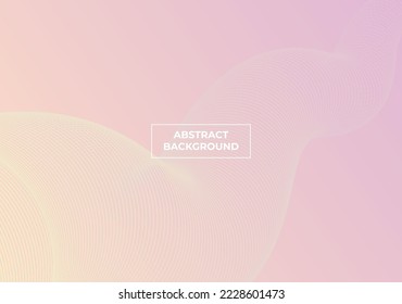 abstract gradient pink background with fluid wave