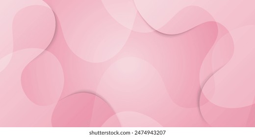Abstract gradient pink background with paper cut wavy layered. Creative illustration for poster, web, landing, page, cover, ad, greeting, card, promotion.