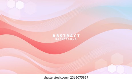 Abstrakter Farbverlauf-rosa, blauer, flüssiger Hintergrund. Modernes Hintergrunddesign. Dynamische Wellen. Zusammensetzung der flüssigen Formen.  Geeignet für Website, Banner, Broschüren, Poster
