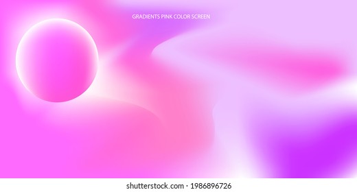 Abstract gradient pink color background vector design.