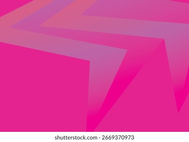 Vector de fondo de póster rosa degradado Abstractas. Plantilla de cubierta de estilo minimalista con perspectiva dinámica en forma de prisma geométrico 3D. Diseño ideal para redes sociales, portadas, Anuncios, flyers, etc.