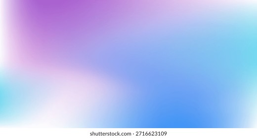 Abstractas gradiente rosa púrpura y azul fondo colorido suave. Diseño Horizontal moderno para el App móvil.