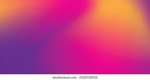 Abstract gradient pink purple and yellow color background. Template for text space.