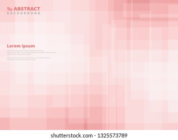 Abstract gradient pink square pattern background. You can use for paper design, ad, poster, print, cover. vector eps10