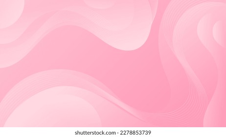 Pink Dynamic brochure shapes