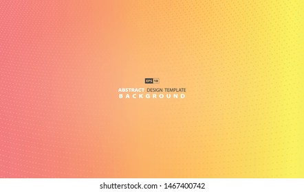Abstract gradient pink and yellow decoration background. Use for poster, artwork, template design, presentation. illustration vector eps10