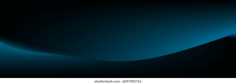 Abstrakter Farbverlauf-Podiumhintergrund. blauer leerer 3D-Studiohintergrund. Saubere Szene für Produktpräsentations-Mustervorlage. Vektorgrafik.