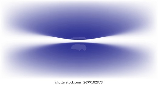 Fondo de podio de gradiente Abstractas. fondo de estudio 3D vacío azul. Escena limpia para la Plantilla de maqueta de presentación del producto. Ilustración vectorial.