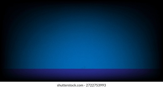 Abstract gradient podium background. blue empty 3d studio backdrop. Clean scene for product presentation mockup template. Vector illustration.

