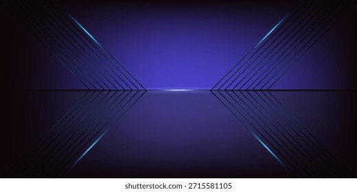 Fondo de podio de gradiente Abstractas. Fondo de estudio 3D gris vacío. Escena limpia para la Plantilla de maqueta de presentación del producto. Vector Eps10