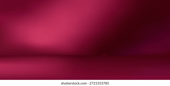 Abstract gradient podium background, minimal empty 3D studio backdrop, clean scene for product presentation mockup template.