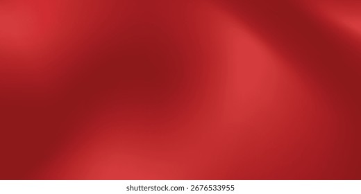 Abstract gradient podium background. Red empty 3d studio backdrop. Clean scene for product presentation. Christmas or New Year mockup modern background