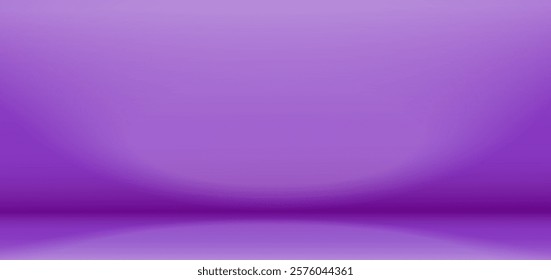 Abstract gradient podium background. Violet, purple, pink lilac empty 3d studio backdrop. Clean scene for product presentation mockup template. Valentines Day vector illustration