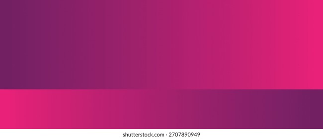 Fundo do pódio do gradiente abstrato. Violeta, roxo e lilás vazio 3d fundo de estúdio. Cena limpa para modelo de modelo de apresentação de produto. Ilustração vetorial.