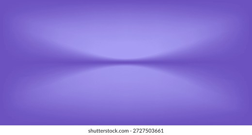 Abstract gradient podium background. Violet, purple and lilac empty 3d studio backdrop. Clean scene for product presentation mockup template. Vector illustration