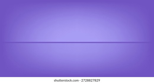 Abstract gradient podium background. Violet, purple and lilac empty 3d studio backdrop. Clean scene for product presentation mockup template. Vector illustration