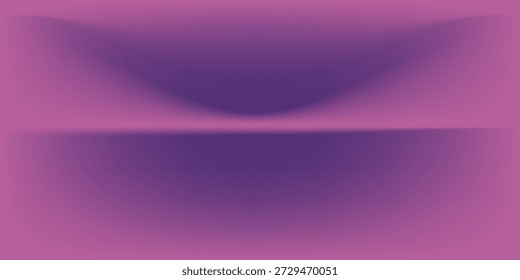 Fondo de podio de gradiente Abstractas. Fondo de estudio 3D vacío violeta, púrpura y lila. 