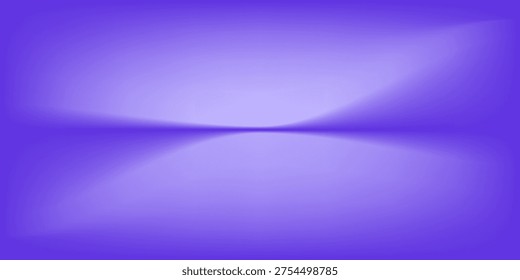 Abstract gradient podium background. Violet, purple and lilac empty 3d studio backdrop. Clean scene for product presentation mockup template. Vector illustration