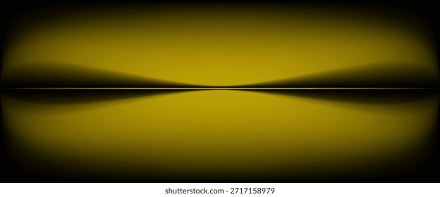 Fundo de pódio de gradiente abstrato. fundo de estúdio 3D vazio amarelo. Cena limpa para modelo de modelo de apresentação de produto. Ilustração vetorial.