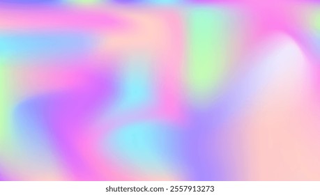 Abstract Gradient. Pop Creative Illustration. Violet Shiny Background. Chrome Mesh. Holographic Background. Blur Design. Pearlescent Texture. Hipster Foil. Blue Abstract Gradient
