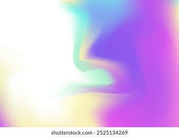 Abstract Gradient. Pop Effect. Soft Geometry Invitation. Metalic Card. Cosmos Mesh. Iridescent Background. Holographic Texture. Purple Neon Background. Violet Abstract Gradient