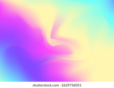 Gradiente abstrato. Imagem Pop. Fundo Iridescente. Malha Vintage. Cartão de Unicórnio. Fundo Pearlescent. Textura de metal violeta. Fundo de gasolina retrô. Gradiente Abstrato Rosa