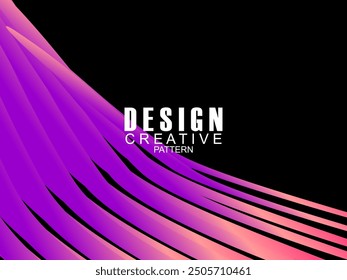 Fondo de cartel de gradiente Abstractas. Plantilla de cubierta de estilo minimalista con perspectiva dinámica en forma de prisma geométrico 3D. Diseño ideal para redes sociales, portadas, Anuncios, flyers, etc.