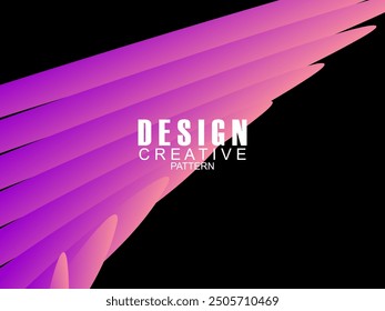 Abstract gradient poster background. Minimalist style cover template with dynamic perspective 3d geometric prism shape. Ideal design for social media, covers, banners, flyers, etc.
