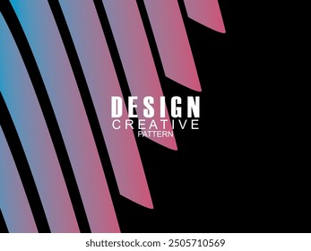 Abstract gradient poster background. Minimalist style cover template with dynamic perspective 3d geometric prism shape. Ideal design for social media, covers, banners, flyers, etc.