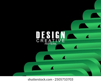 Abstract gradient poster background. Minimalist style cover template with dynamic perspective 3d geometric prism shape. Ideal design for social media, covers, banners, flyers, etc.