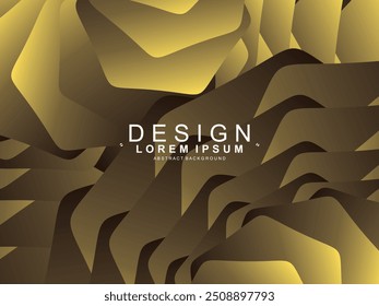 Abstract gradient poster background. Minimalist style cover template with dynamic perspective 3d geometric prism shapes collection. Ideal design for social media, covers, banners, flyers.